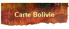 Carte Bolivie